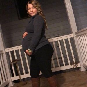 Cute Grey Maternity sweater